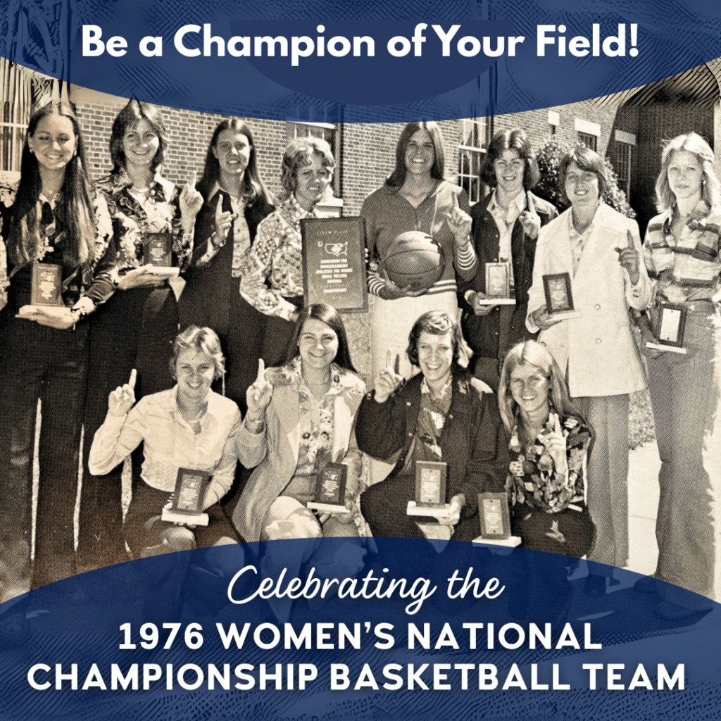 Be a champion of your field!