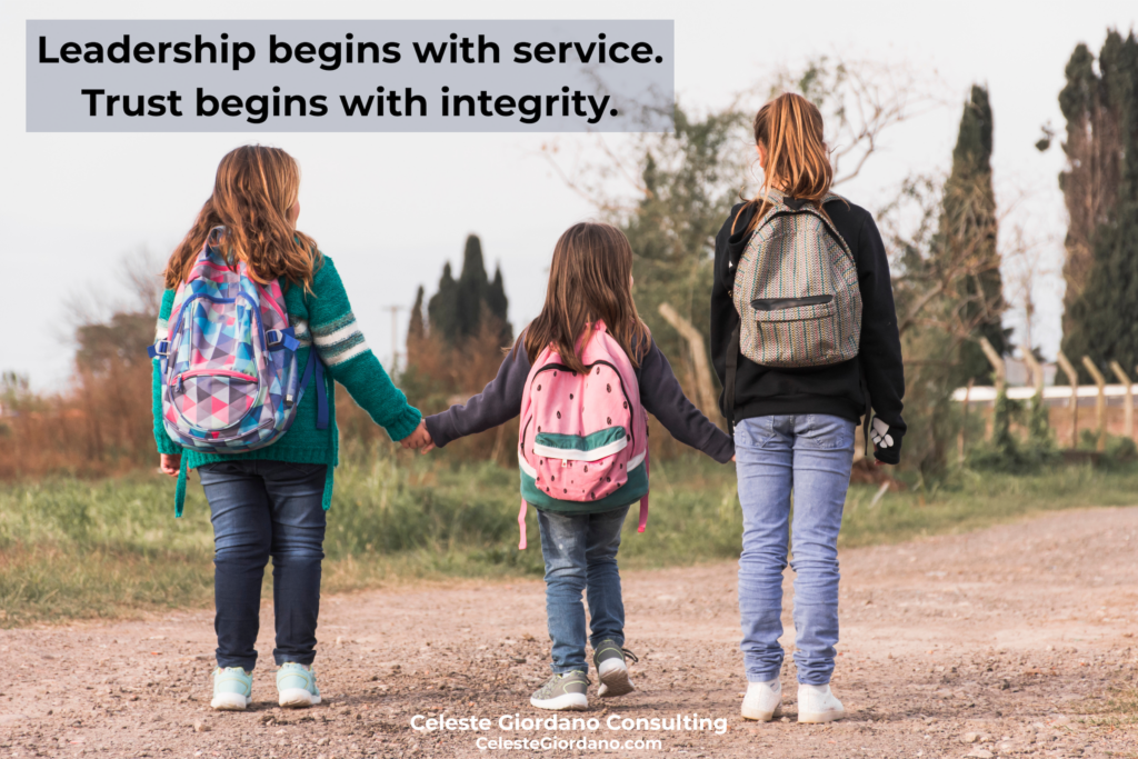 Leadership begins with service. Trust begins with integrity.